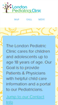 Mobile Screenshot of londonpediatrics.com